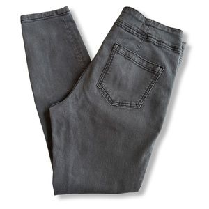 Anthropologie Pilcro Darted High Rise Skinny Jeans | Dark Grey Wash | 29